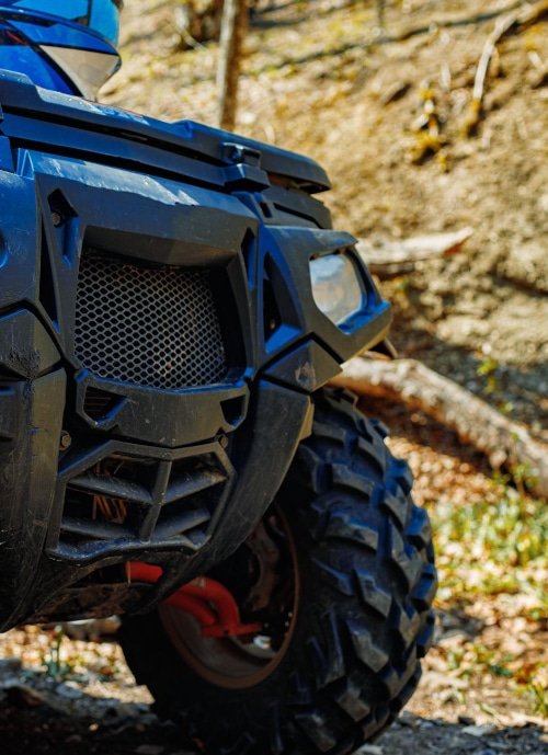 Détails du quad en gros plan