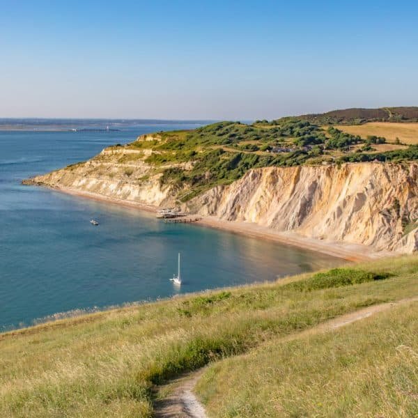Photo à couper le souffle du port de l'île de Wight dans la Manche